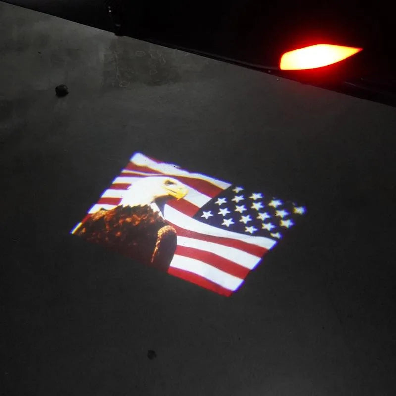 LED Car Door Welcome Light Car Logo Projector Lights